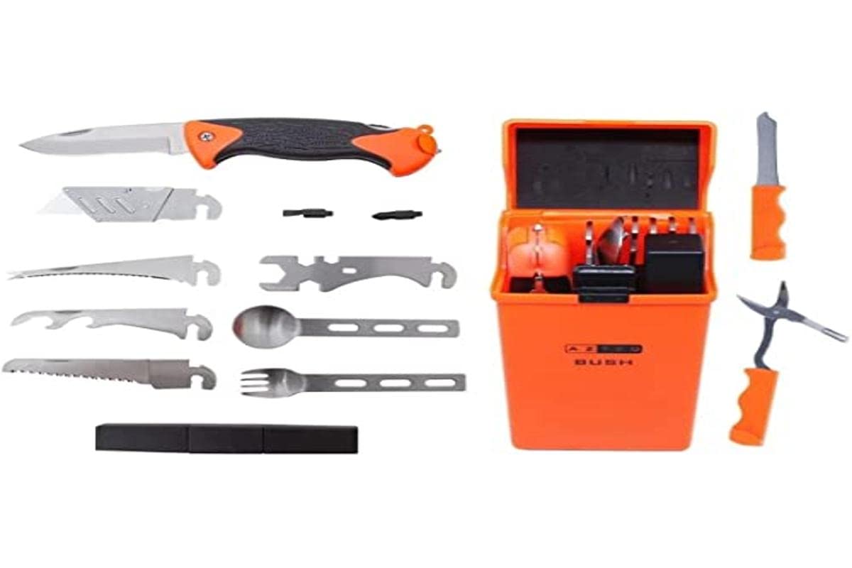 KIT MULTIFUNÇÃO BUSH Azteq – 16 FERRAMENTAS EM 1 SÓ ESTOJO